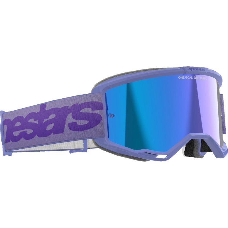 Alpinestars Vision 5 Corp Goggles - Woodmark Purple/Mirror Blue