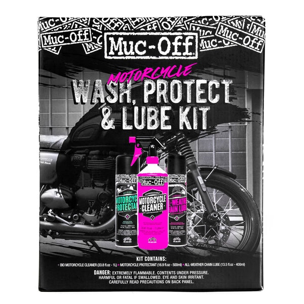 Muc-Off Wash, Protect & Lube Kit