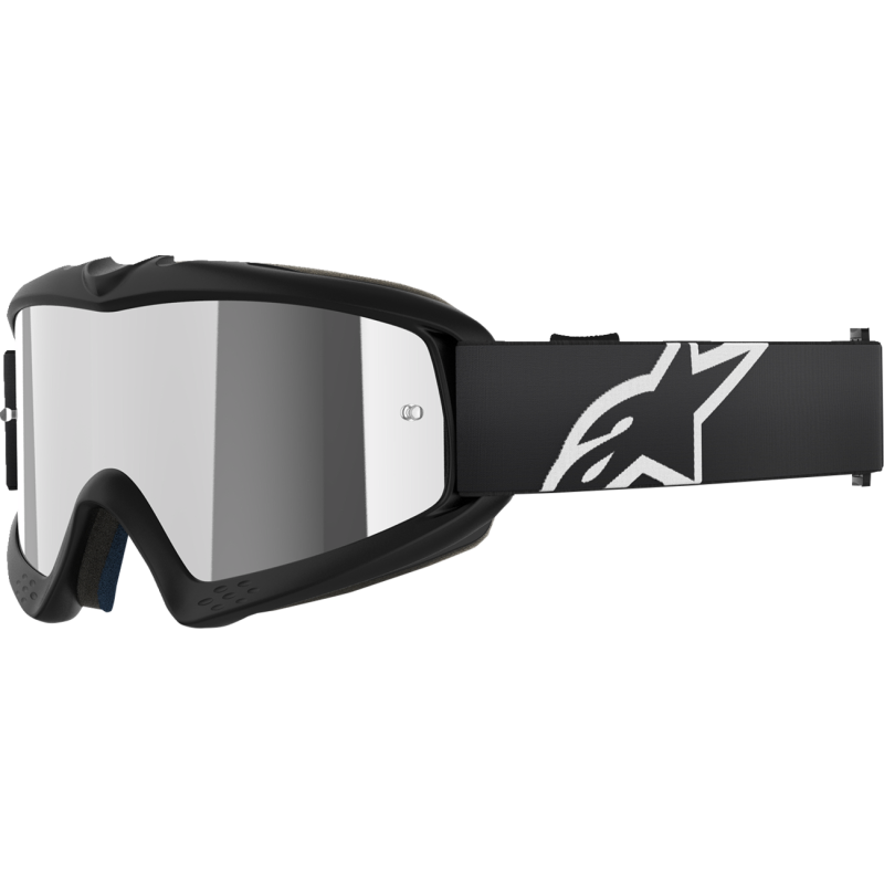 Alpinestars Youth Vision Corp Goggles - Black/Mirror Silver