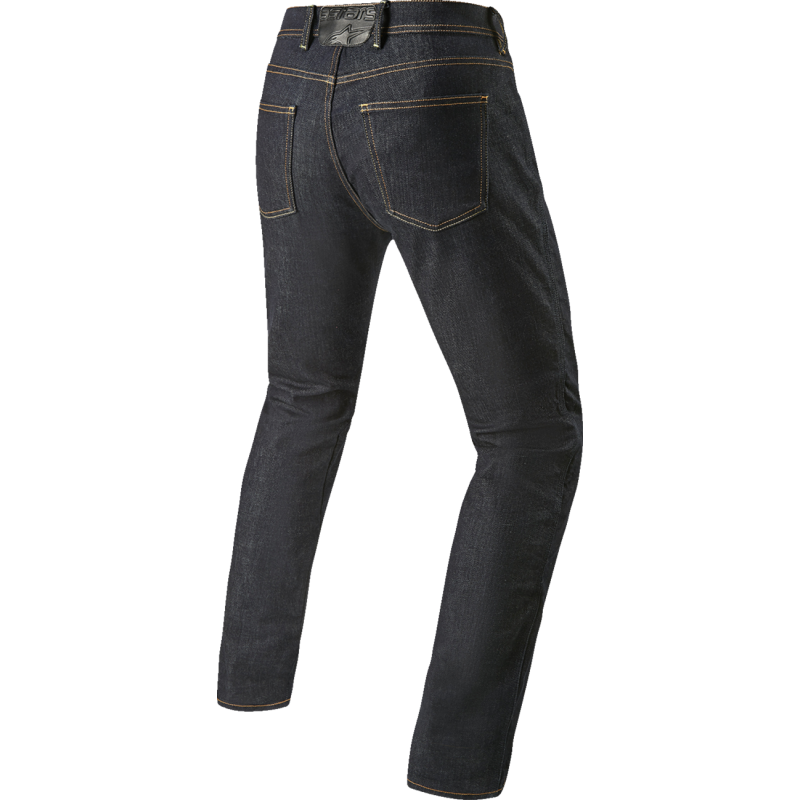 Alpinestars Cult-8 Stretch Denim Riding Pant-Navy Blue