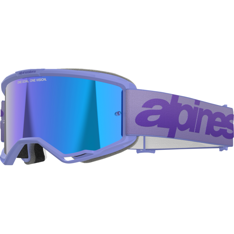 Alpinestars Vision 5 Corp Goggles - Woodmark Purple/Mirror Blue