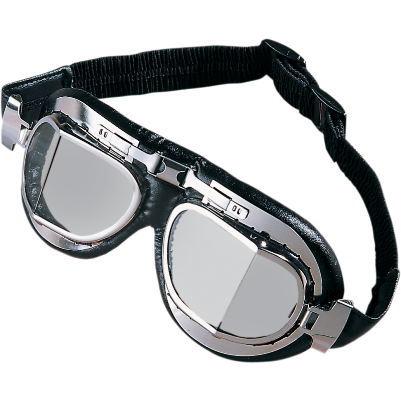 Drag Specialties Red Baron Goggles S/S Accent