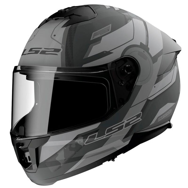 LS2 STREAM II Helmet - Shadow with Sunvisor