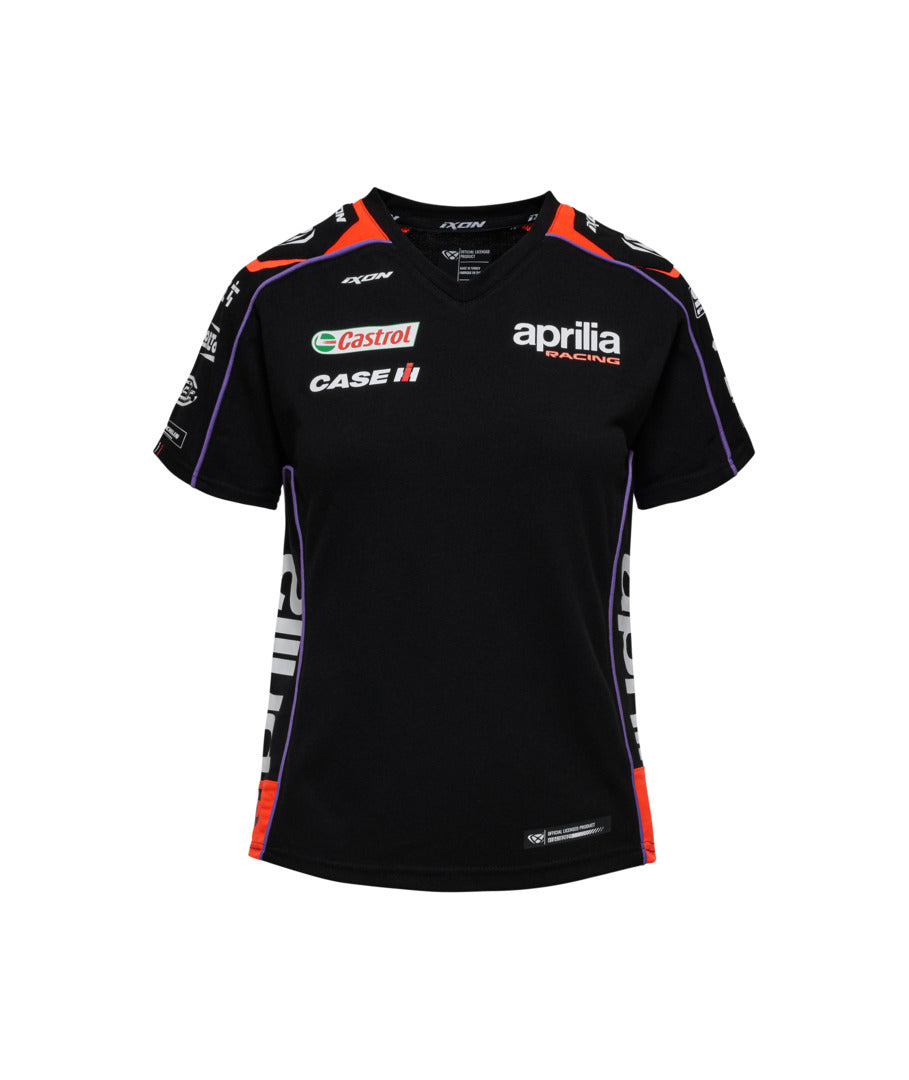 Aprilia Teamwear Replica Ladies Cotton T-Shirt Adult