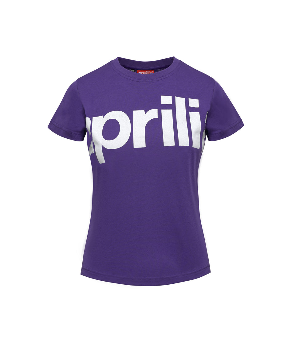 Aprilia OEM Womens T-Shirt - Purple