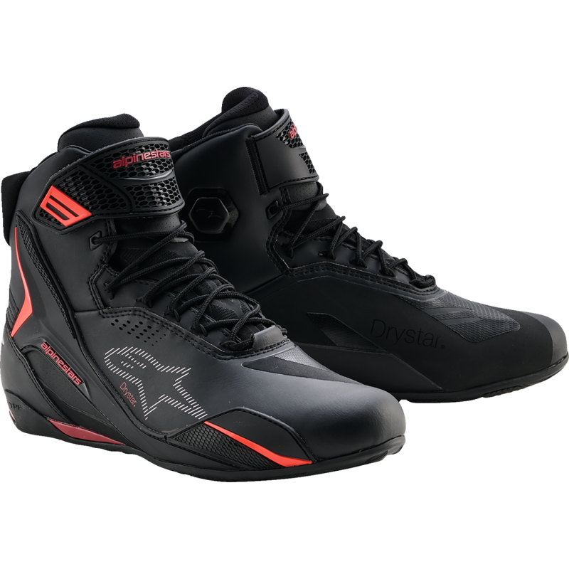 Alpinestars Mens Faster 4 Black/Rio Red