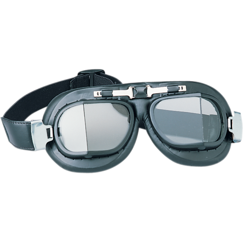 Drag Specialties Red Baron Goggles Flat Black