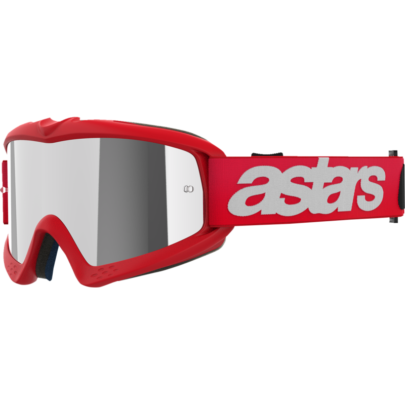 Alpinestars Youth Vision Corp Goggles - Blaze Red/Mirror Silver