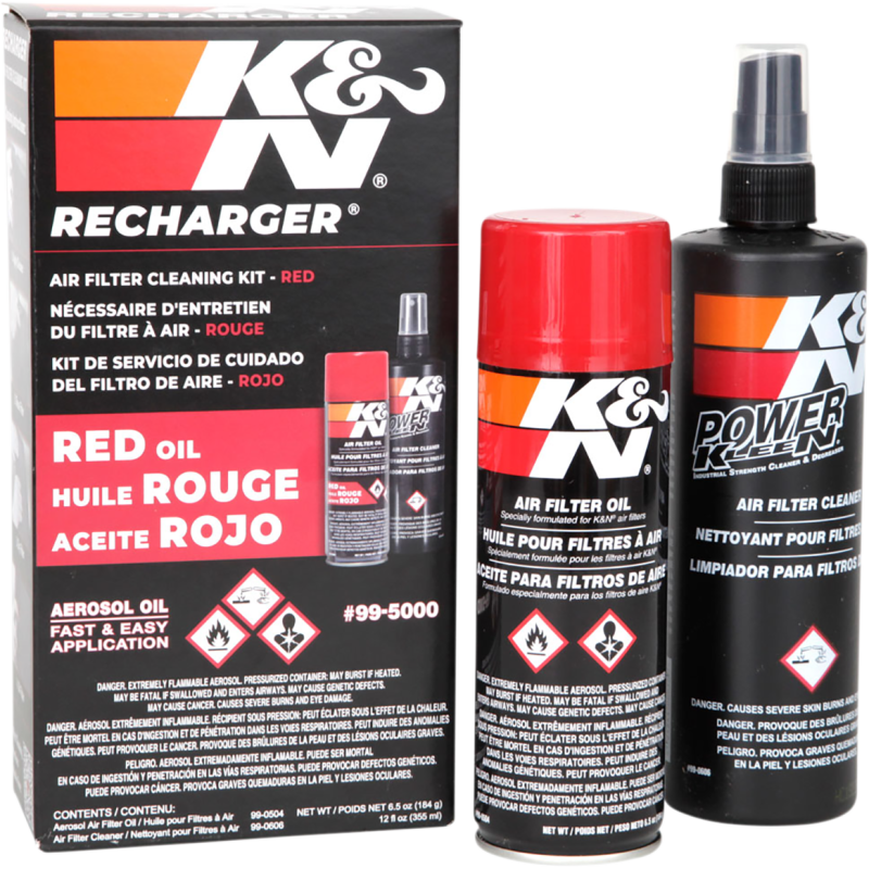 K&N Aerosol Recharger Air Filter Care Kit