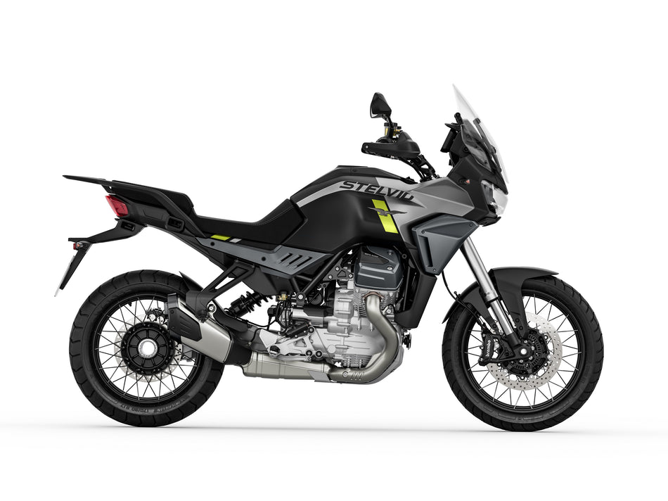 2025 Moto Guzzi Stelvio - Nero Vulcano - READY TO ORDER