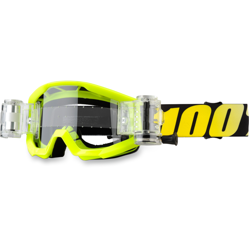 100 strata youth goggles 100% Strata SVS Jr/YOUTH W/Rolloff Goggles – Studio Cycle
