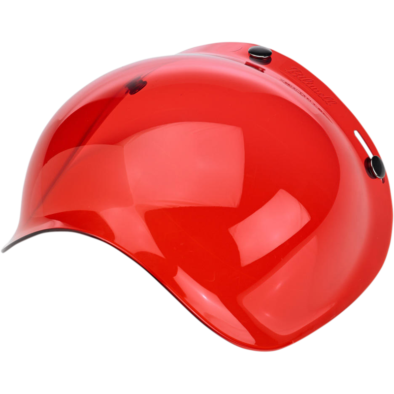 Biltwell Bubble Shield - Red - Studio Cycle