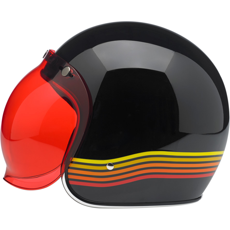 Biltwell Bubble Shield - Red - Studio Cycle