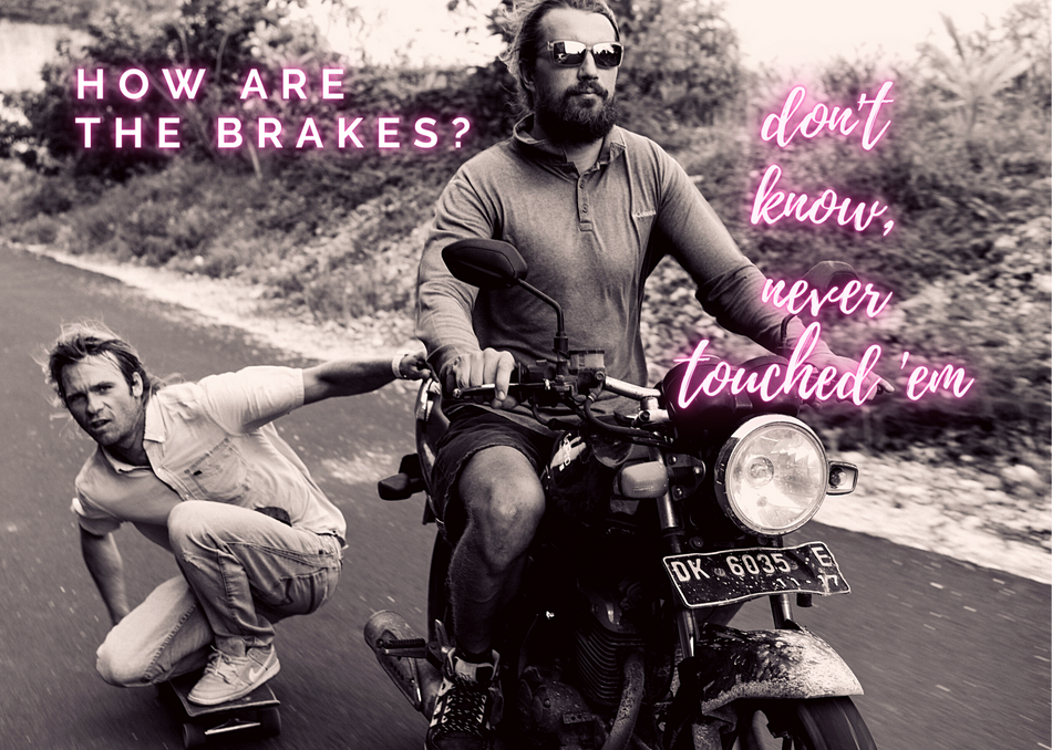 Greeting Card - "Brakes"