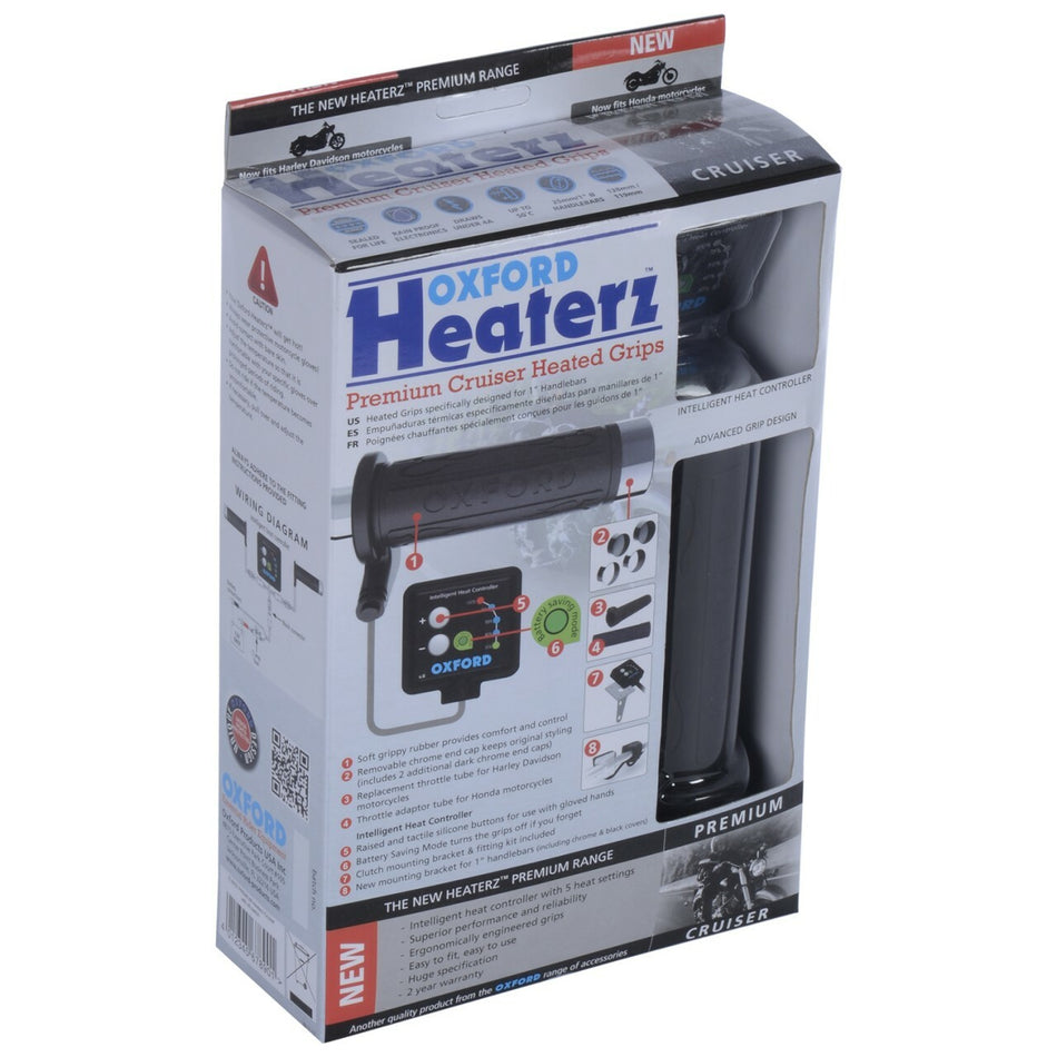 Oxford Heated Grips "Heaterz" Cruisers