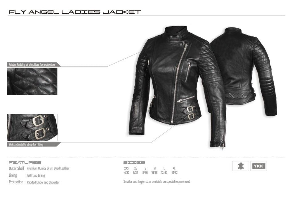 NEXO Sports Fly Angel Leather Jacket