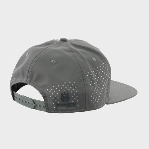 Husqvarna Logo NewEra Gray Flat Cap – Studio Cycle