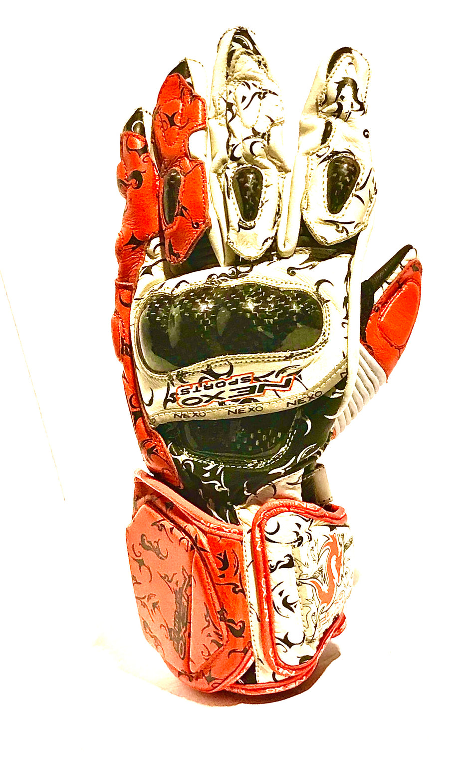 NEXO Sports Blade Gloves -Orange/White