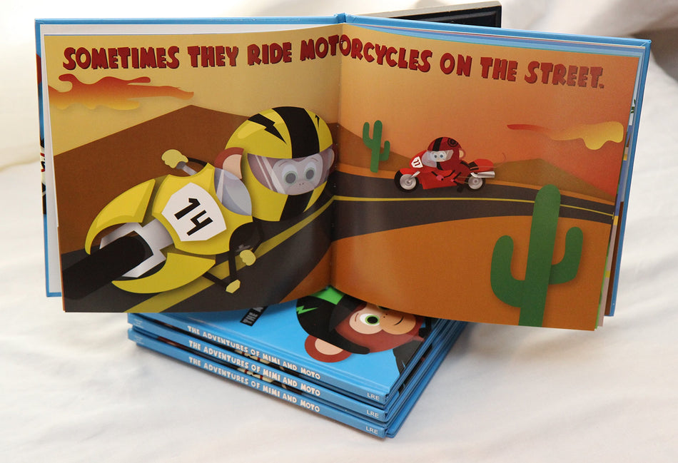 Mimi & Moto Hardcover Children's Book - Studio Cycle