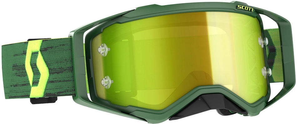 Scott Prospect Goggles - Green/Yellow Yellow Chrome