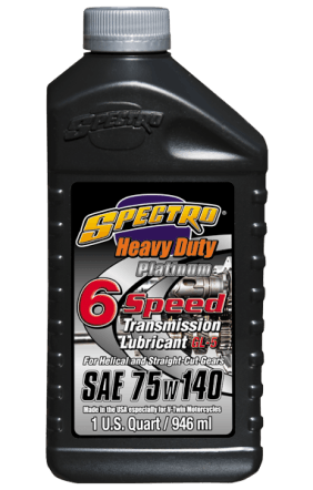 スペクトロ HDプラチナム 6速トランスミッション75w140 4本セット SPECTRO HD PLATINUM FULL SYN 6 SPEED GEAR OIL 75W140 GL-5