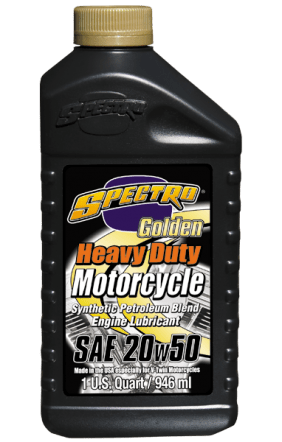 SPECTRO GOLDEN HEAVY DUTY 20W50 SEMI SYN MOTOR OIL – Studio Cycle