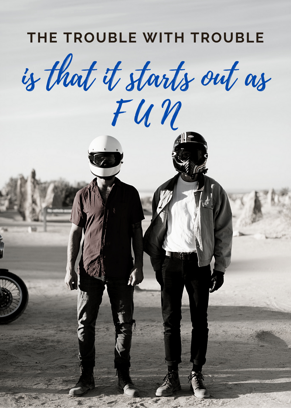 Greeting Card - "Trouble"