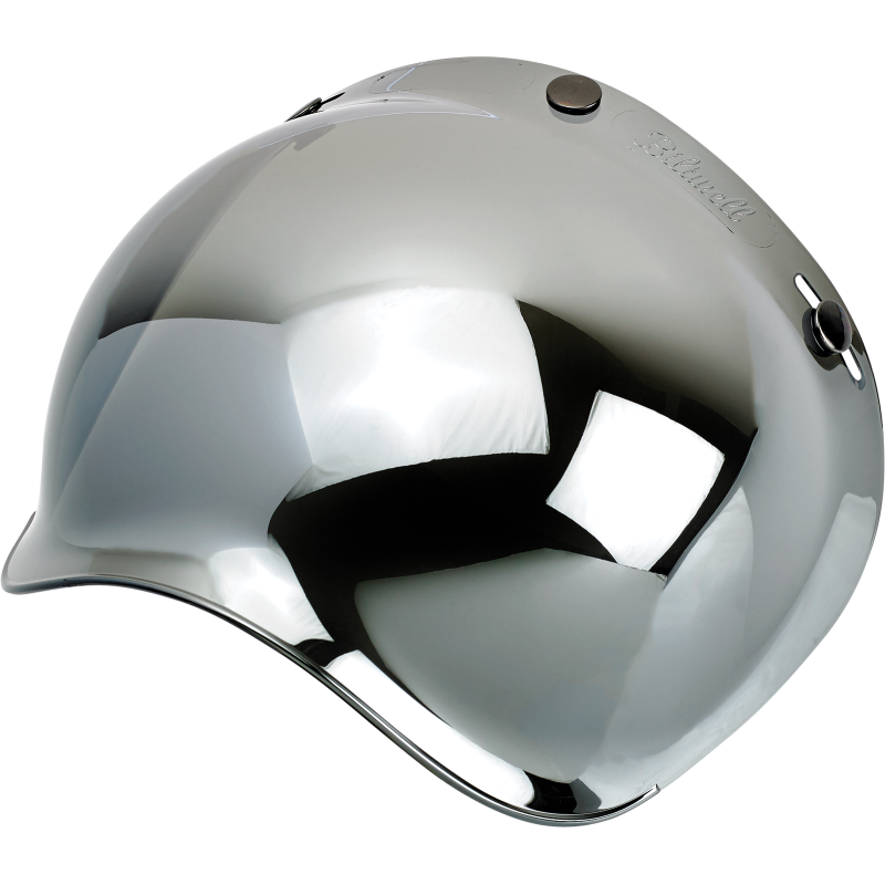 Biltwell Bubble Shield - Chrome Mirror