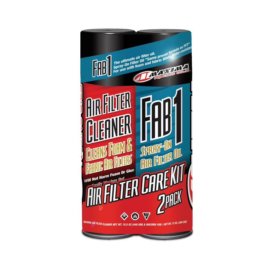 MAXIMA Air Filter Maintenance Aerosol Combo 2 pack Kit