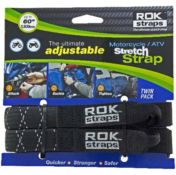 ROK-STRAP 450 HEAVY DUTY 1" BLACK REFLECTIVE - Studio Cycle