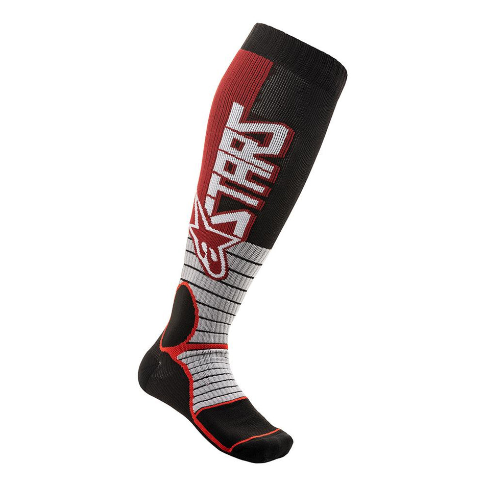 Alpinestars MX Pro Socks Burgandy/Black
