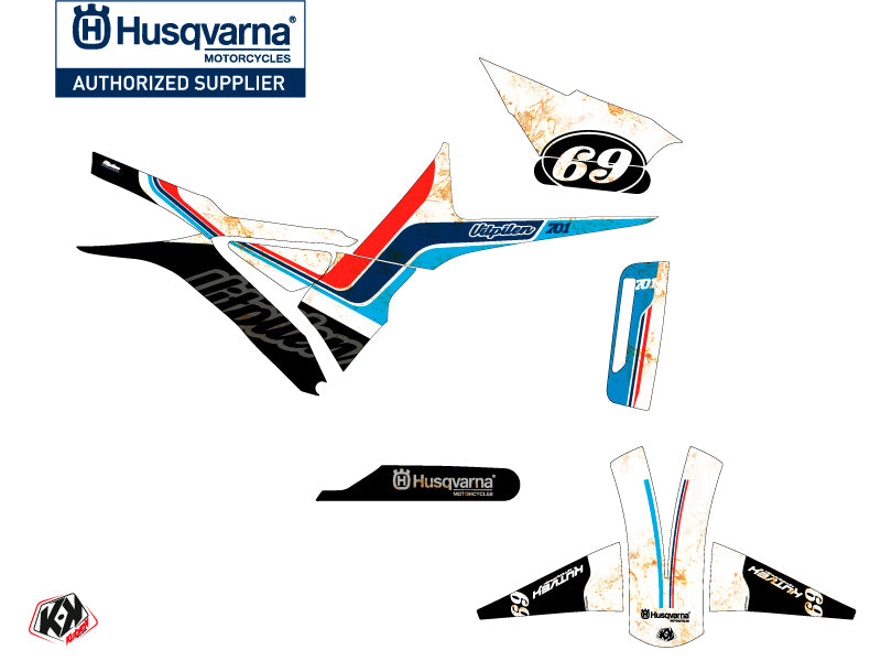 Kutvek Vitpilen 701 Bike Track Graphic Kit