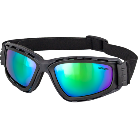 Bobster Freedive Goggles – Matte Black Grey w/ Blue Green Lens - Studio Cycle