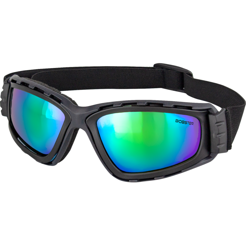 Bobster Freedive Goggles – Matte Black Grey w/ Blue Green Lens - Studio Cycle