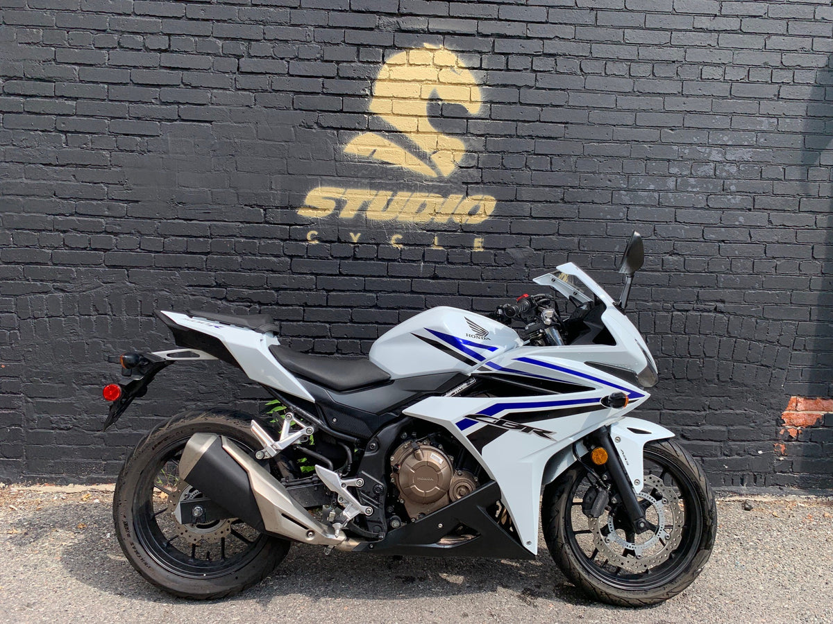2017 Honda CBR500 ABS - Pearl White - Studio Cycle