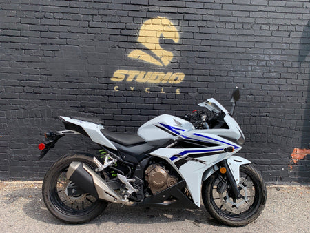 2017 Honda CBR500 ABS - Pearl White - Studio Cycle