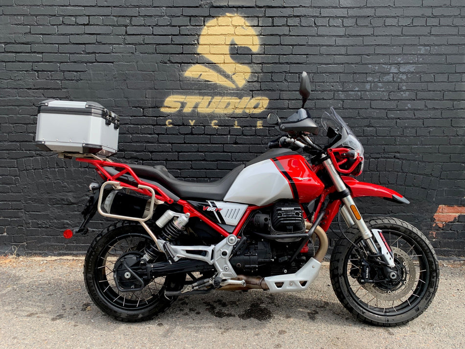 2022 Moto Guzzi V85TT - Rosso Uluru - Studio Cycle