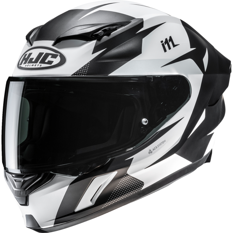 HJC i11 Helmet - Instant Semi Flat White/Black
