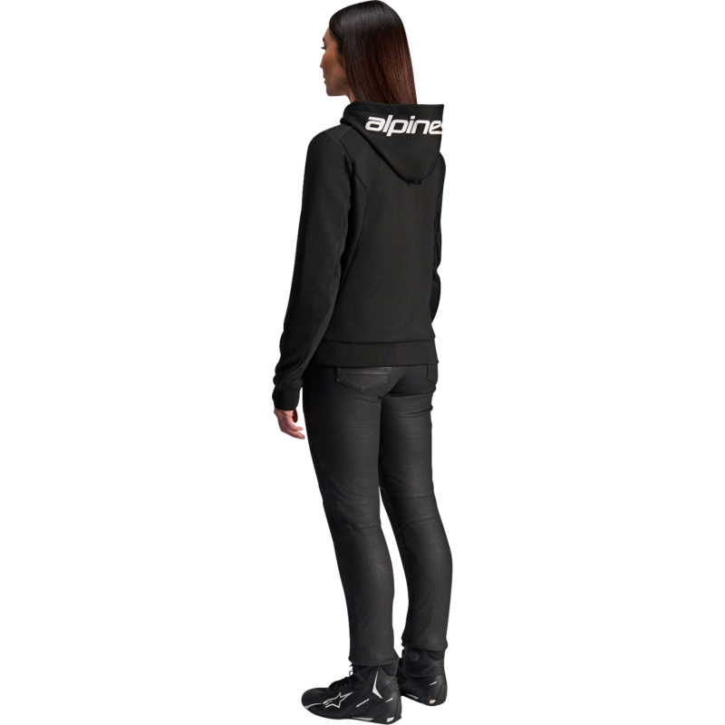Alpinestars Chrome V2 Womens Hoodie Jacket - Black/White