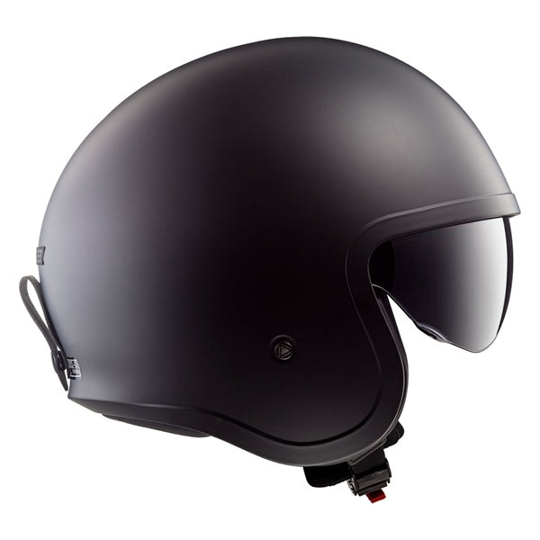 LS2 Spitfire Open Face Helmet - Matte Black - Studio Cycle
