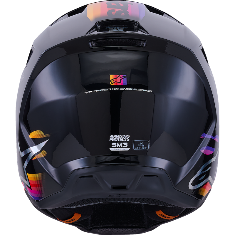 Alpinestars S-M3 Force Gloss Black Helmet - Studio Cycle