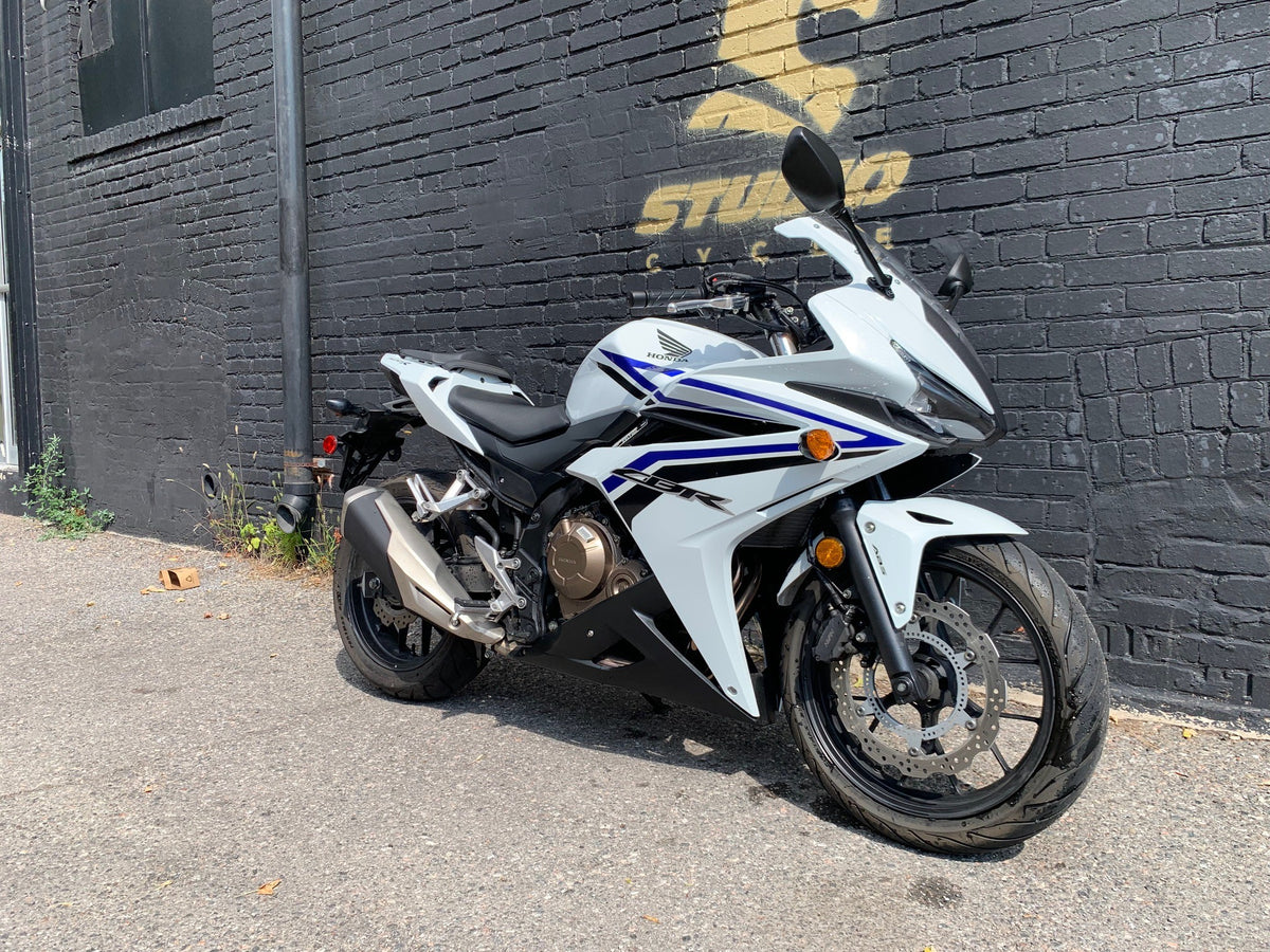 2017 Honda CBR500 ABS - Pearl White - Studio Cycle
