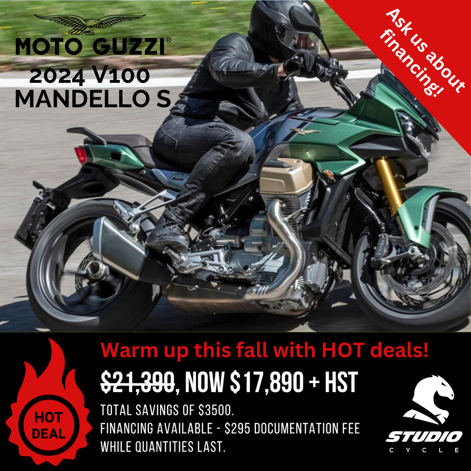 2024 Moto Guzzi V100 Mandello S - Verde - READY TO ORDER