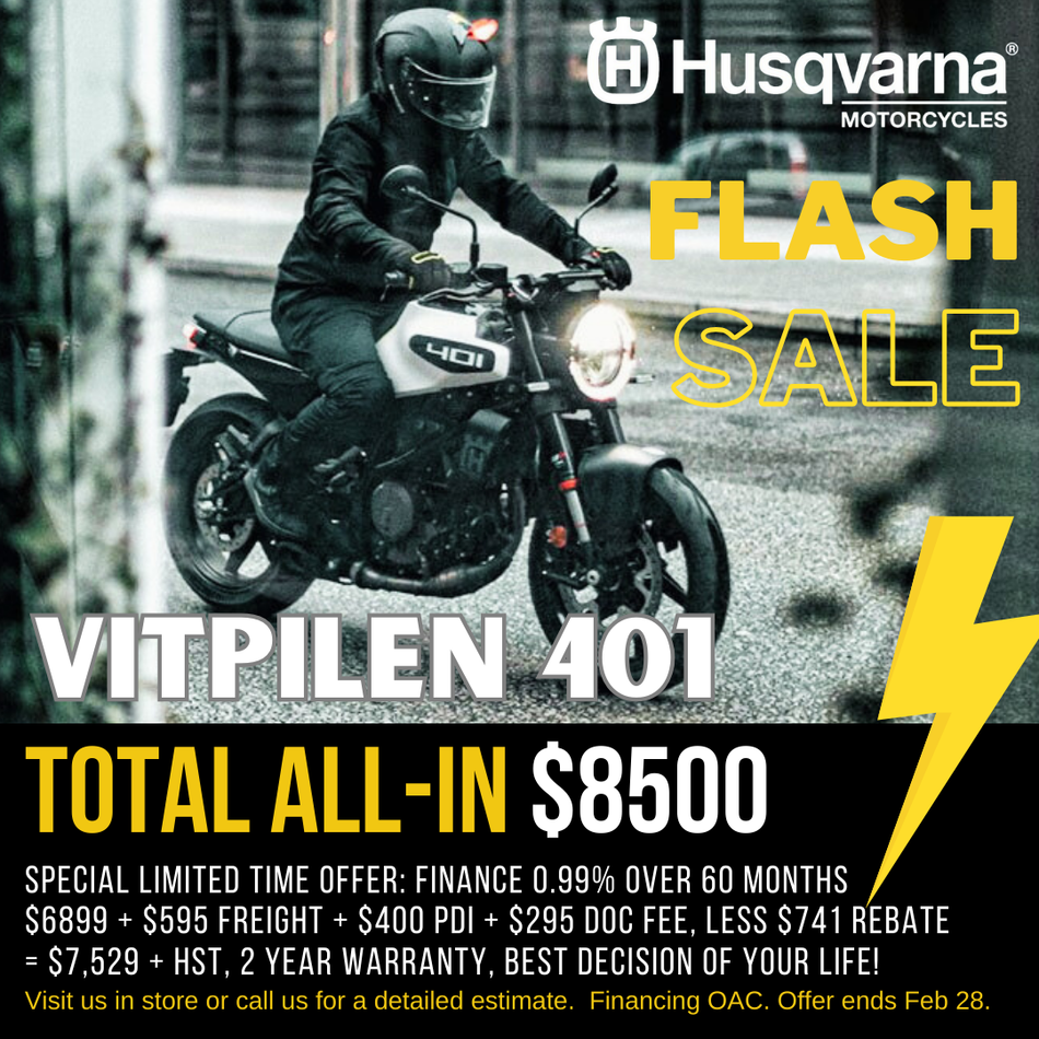 2024 Husqvarna Vitpilen 401 - IN STOCK