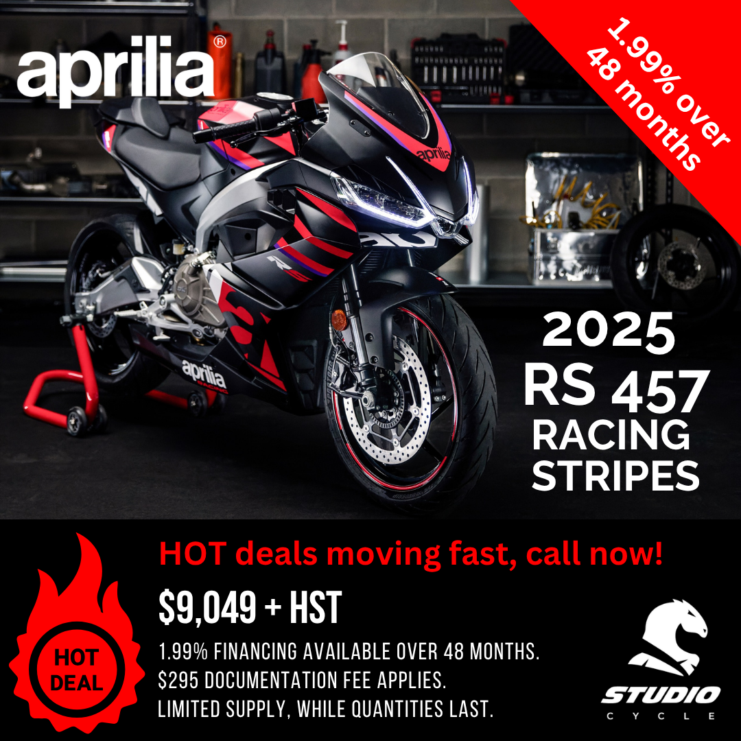 2025 RS 457 - Racing Stripes - IN STOCK - Studio Cycle
