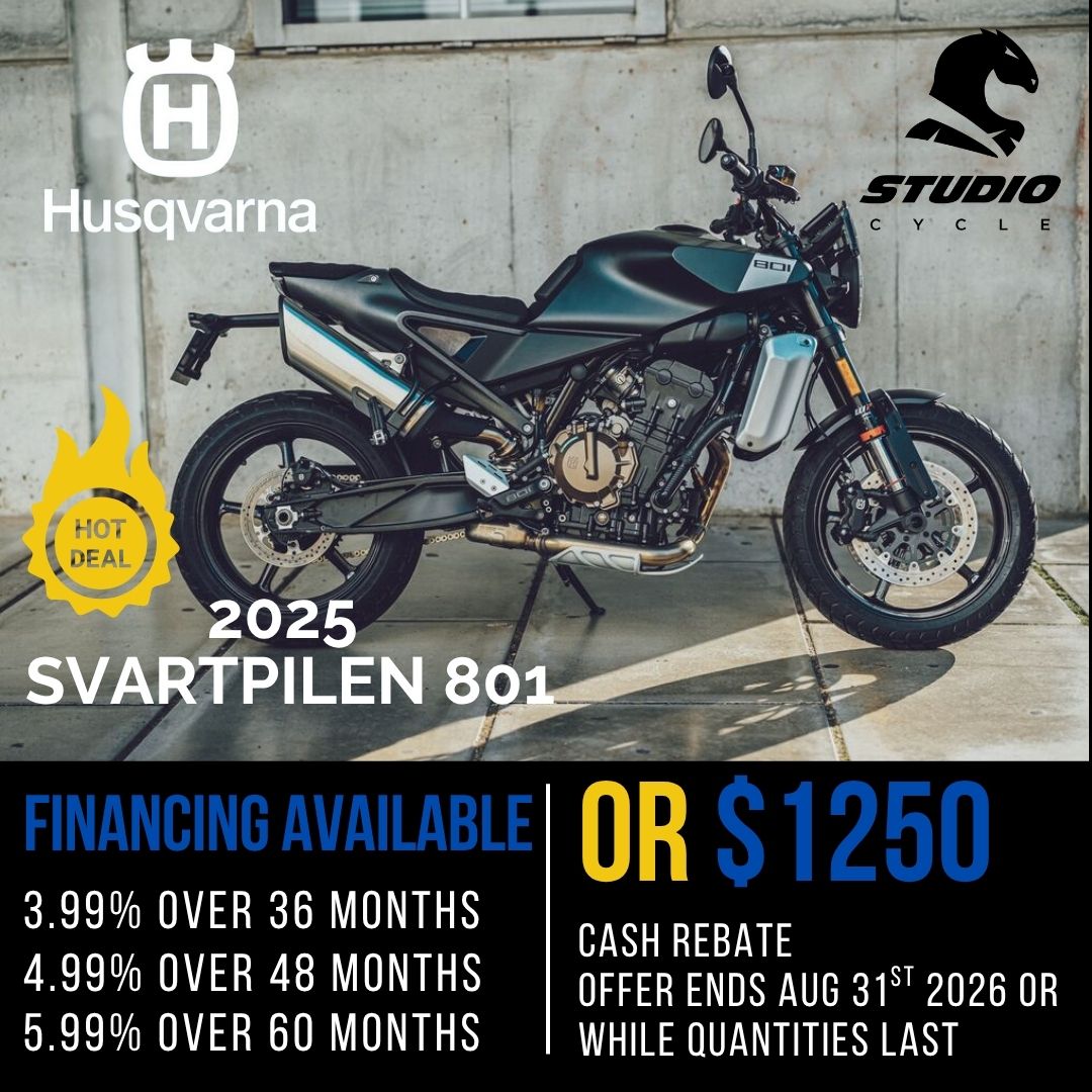 2025 Husqvarna Svartpilen 801 - IN STOCK - Studio Cycle
