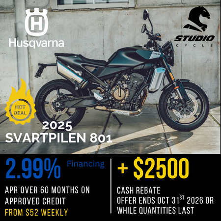 2025 Husqvarna Svartpilen 801 - IN STOCK - Studio Cycle