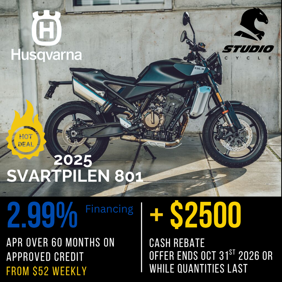 2025 Husqvarna Svartpilen 801 - IN STOCK - Studio Cycle