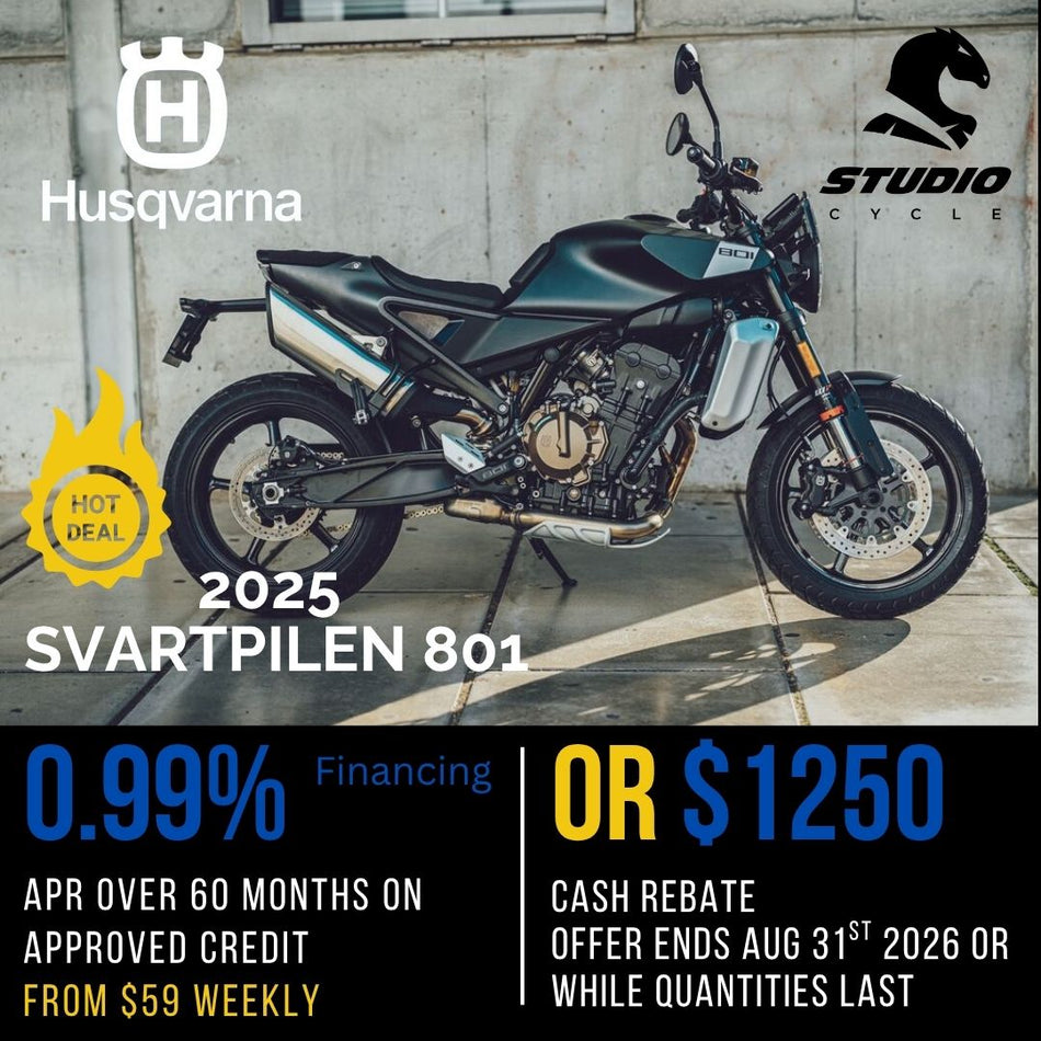 2025 Husqvarna Svartpilen 801 - IN STOCK - Studio Cycle