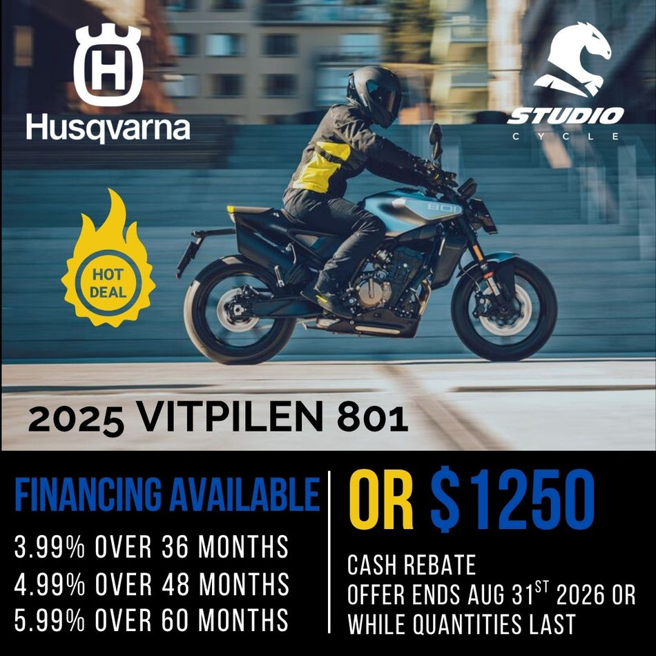 2025 Husqvarna Vitpilen 801 Yellow - IN STOCK